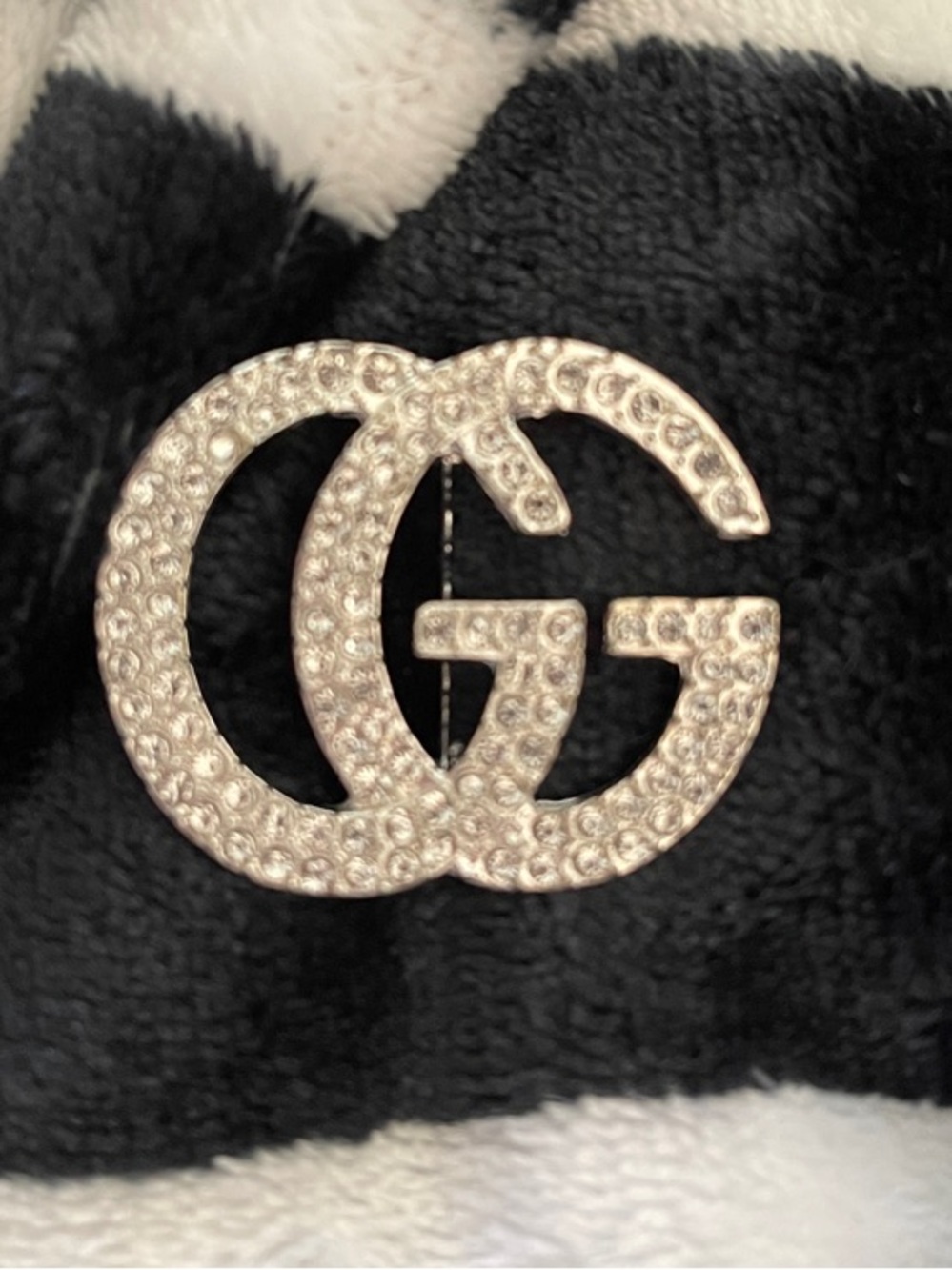 Crystal brooch